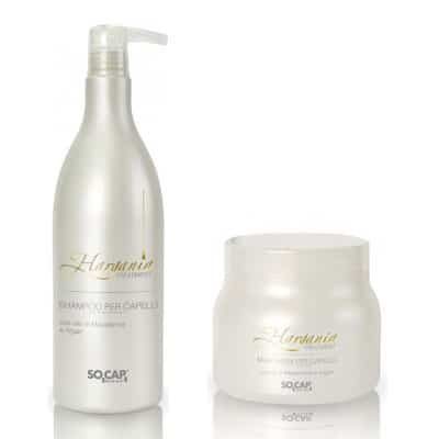 Socap Original Hargania Shampoo 1000 ml und Maske 500 ml Set