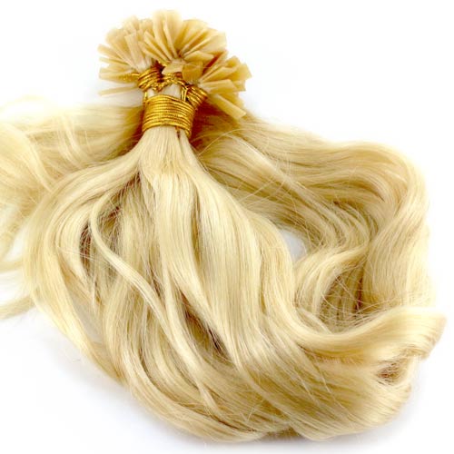 Flipper Uitlijnen werper Wavy Pre-bonded Flat Tip hair extensions best quality and price