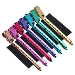 colourful duckbill clips