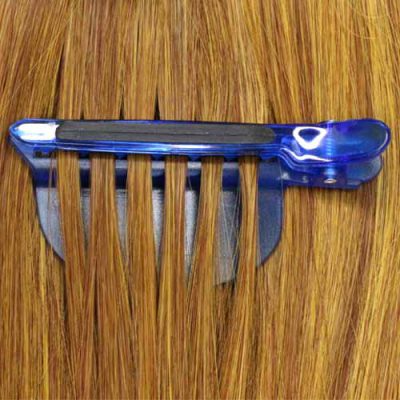 hair-extension-blue-section-clip