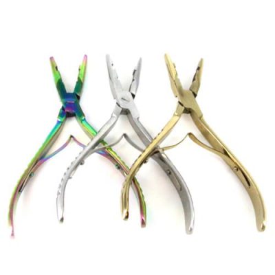 Duo plier for application and remove pre-bonded hair extensions